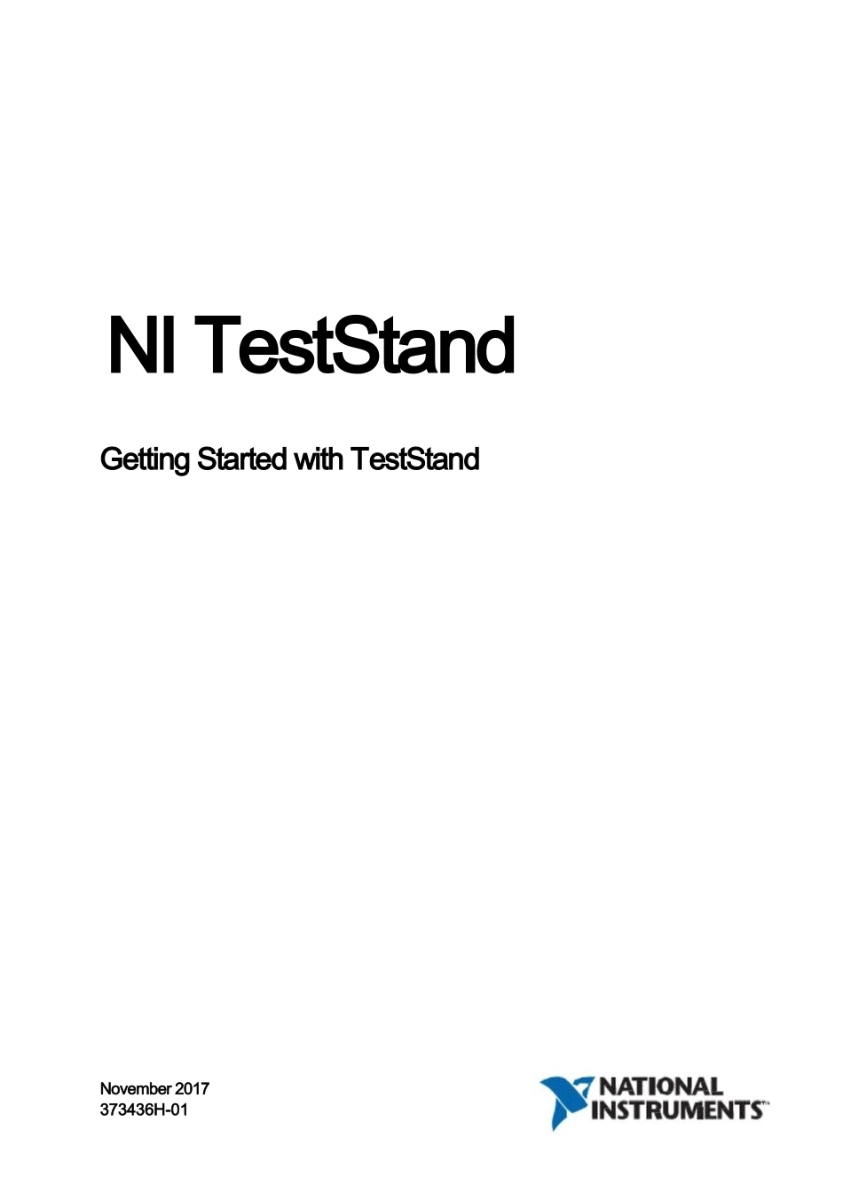 中文英文对照GettingStartedwithTestStand_第1页