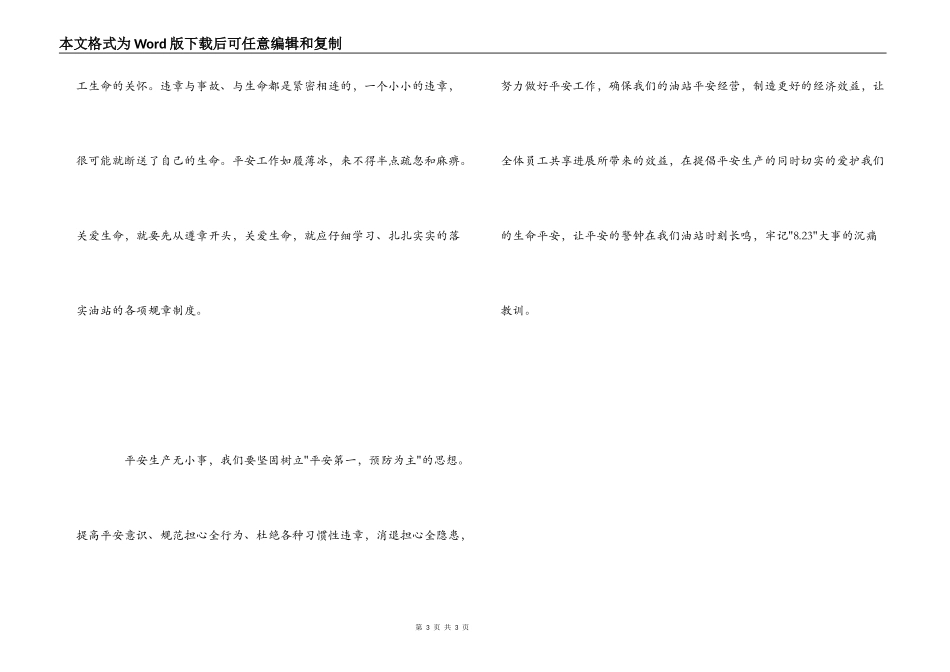 煤矿溺水事故心得体会_第3页