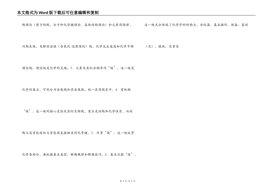 高中化学学习要诀_第2页