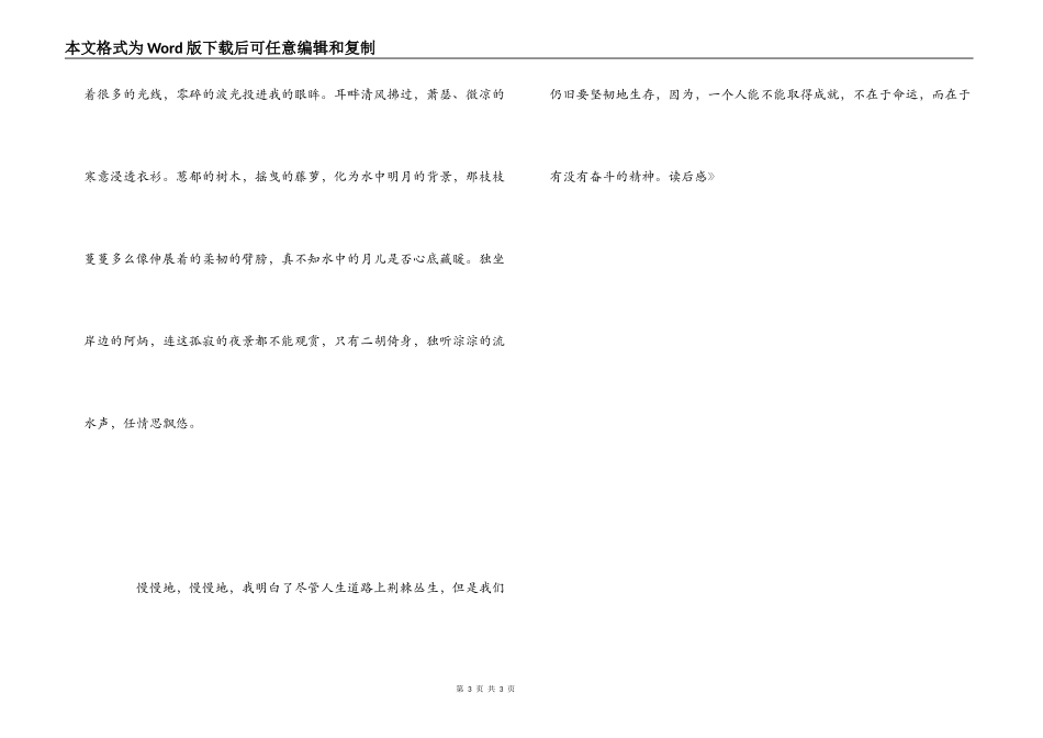《二泉映月》读后感_第3页