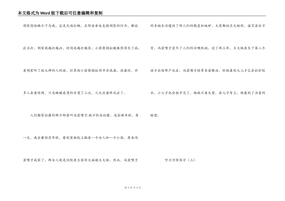 呼兰河传简介_第3页