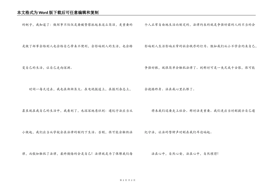 法在我心中学法征文_第2页