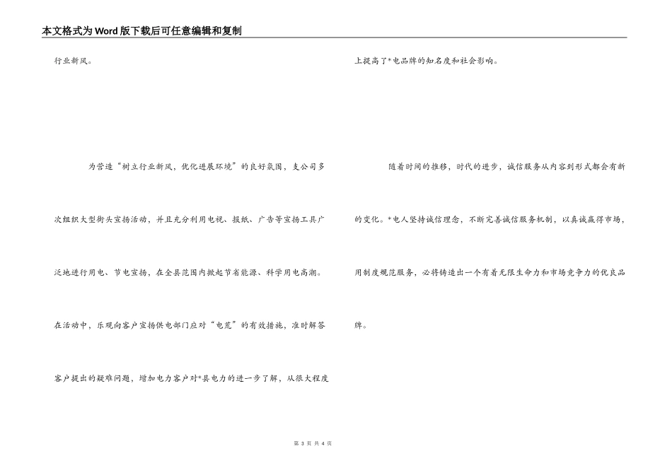 用诚信铸就-电力品牌_第3页