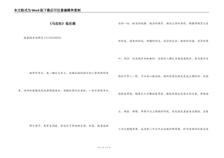 《马拉松》观后感