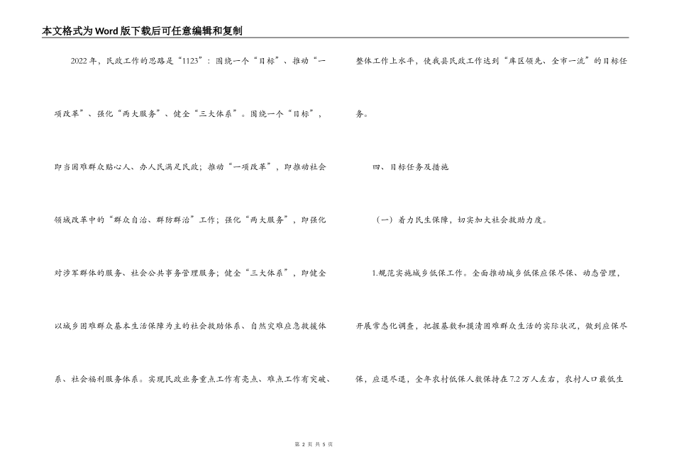 2022年民政局工作要点_第2页