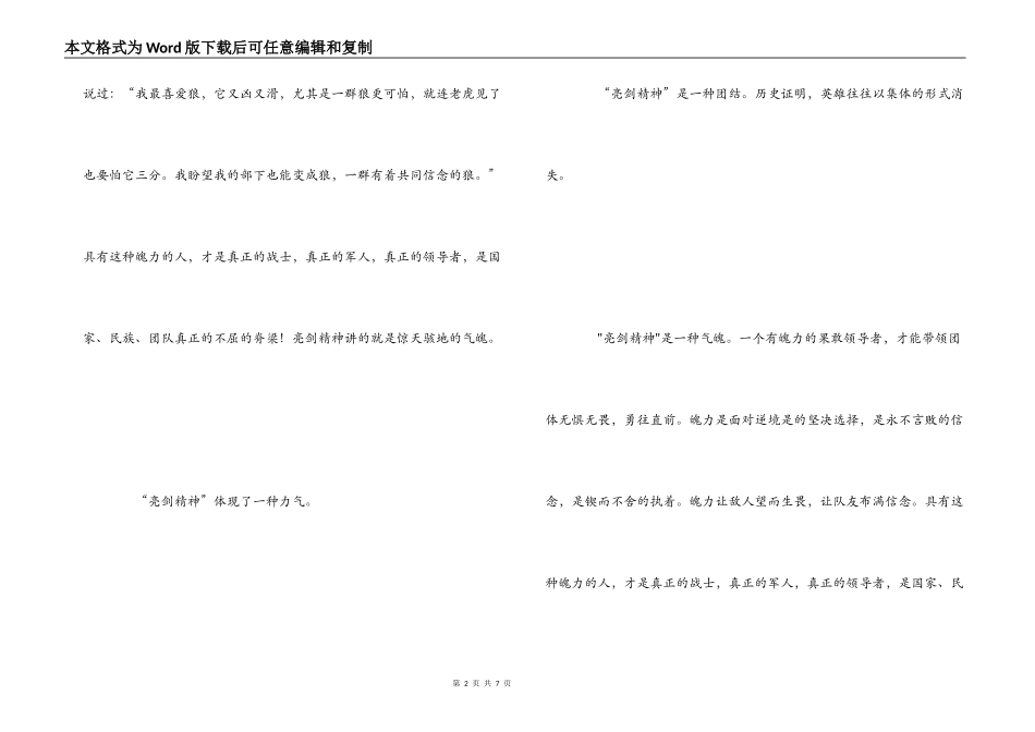 亮剑精神观后感_第2页
