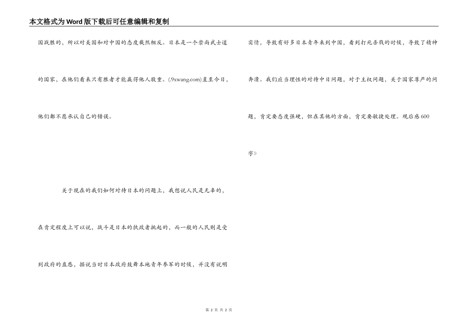 电影《东京审判》观后感600字_第2页