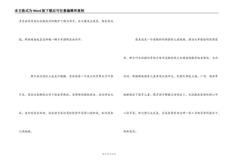 爱在旅途观后感新疆_第2页