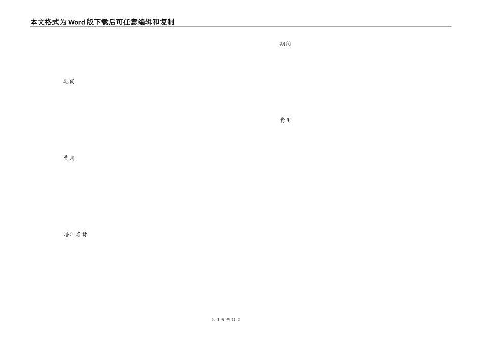 员工培训记录表_第3页