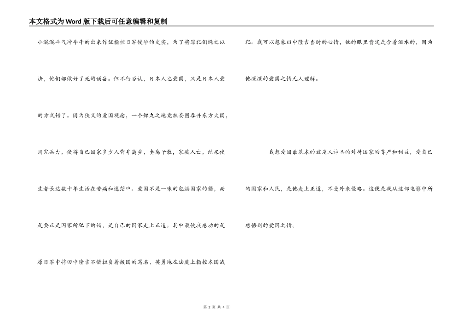 电影《东京审判》观后感_第2页
