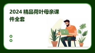 2024精品荷叶母亲课件全套