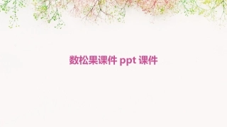 数松果课件ppt课件