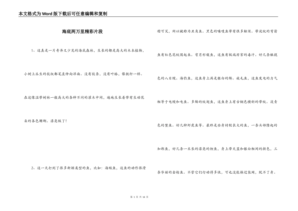 海底两万里精彩片段_第1页