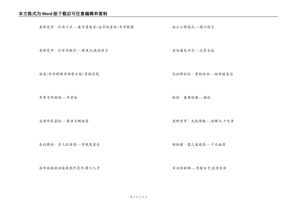 宫锁幂缘演员表介绍 剧情介绍 剧中演员角色_第3页