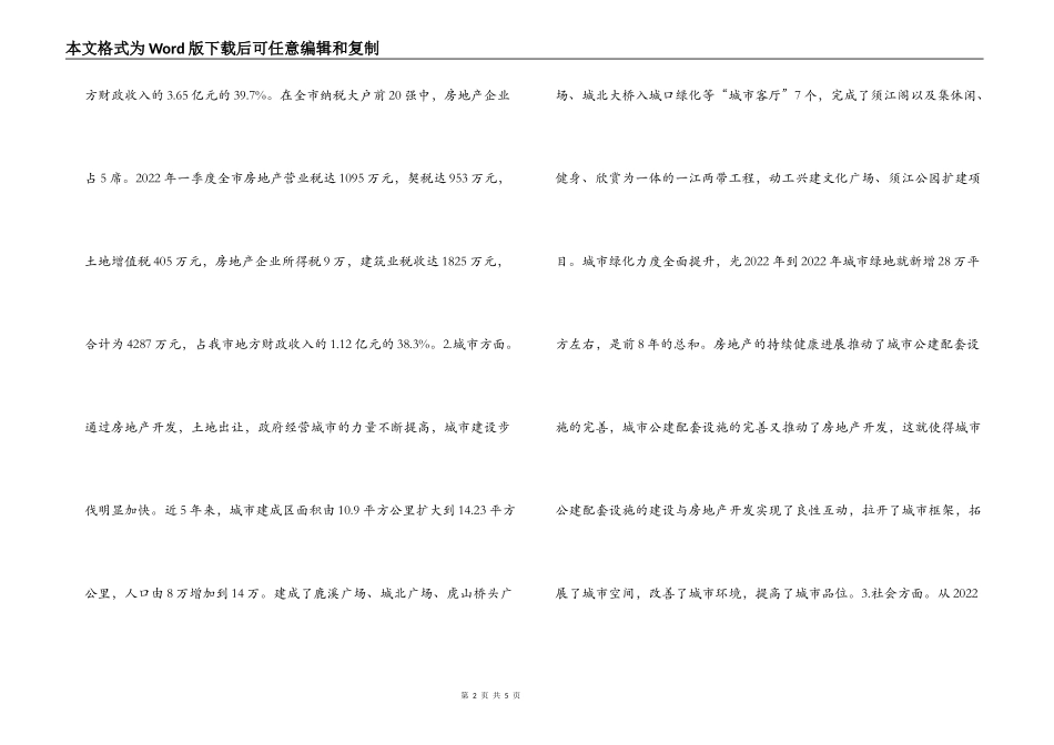 市房地产协会成立大会上的讲话_第2页