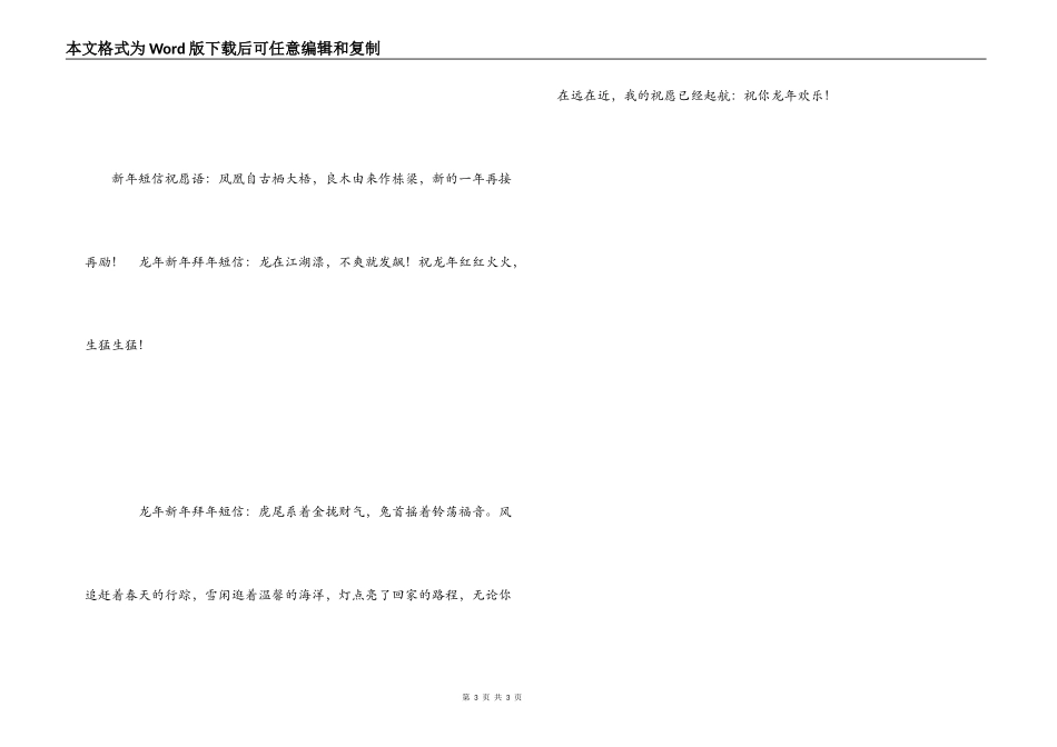 学院后勤公司2022龙年新年献词_第3页