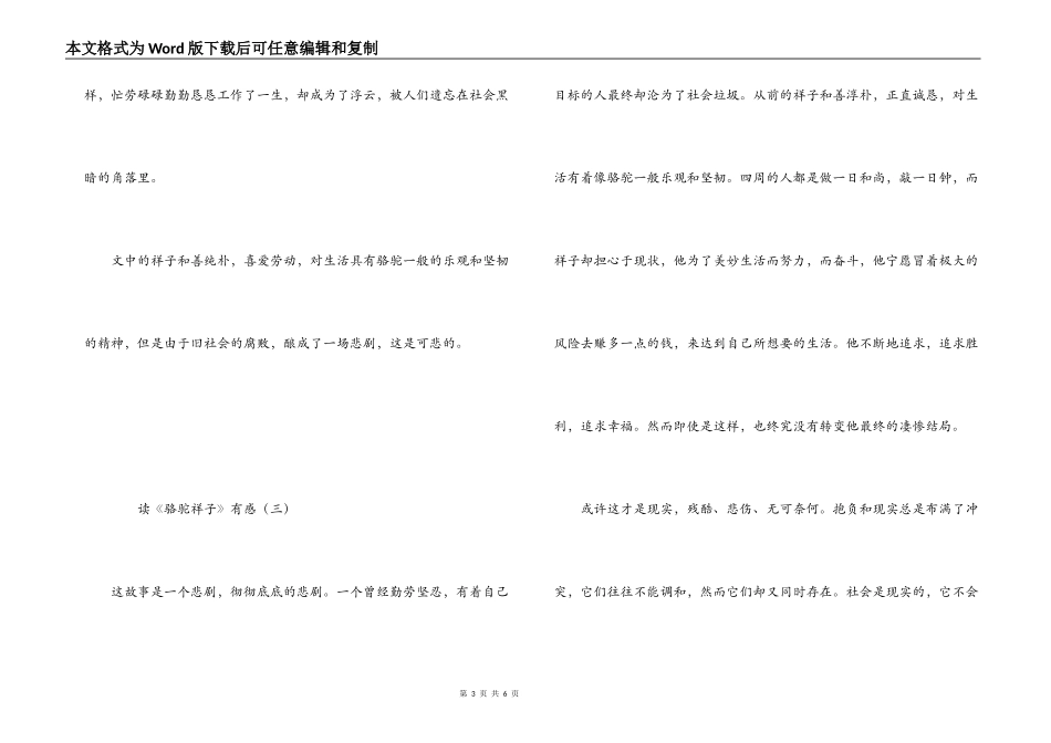 读《骆驼祥子》有感_第3页