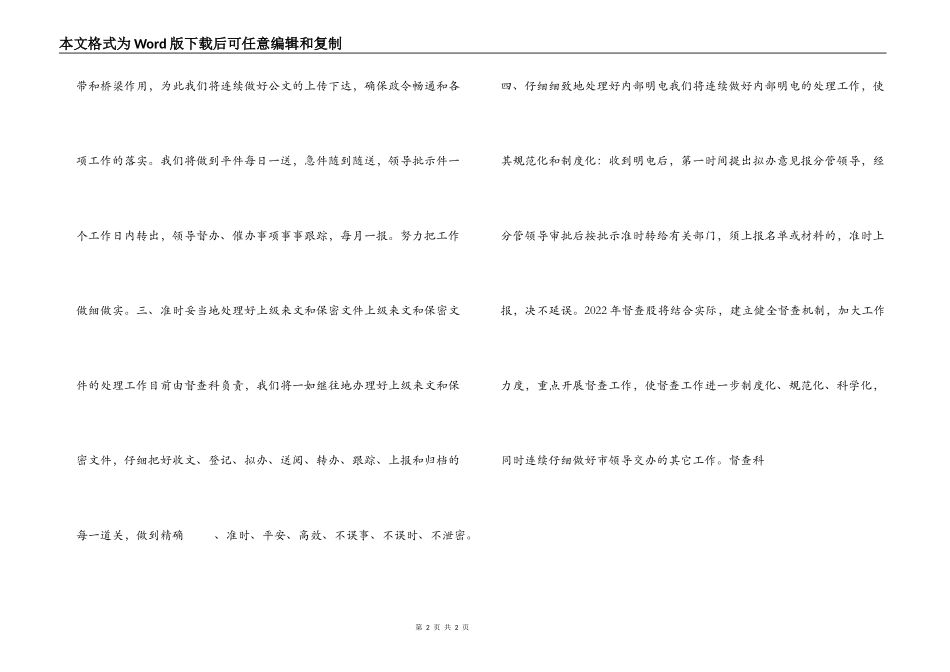 市政府督查科工作计划_第2页