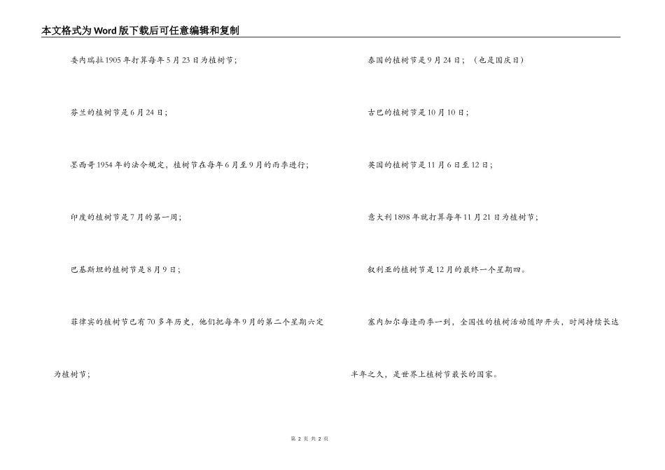 植树节的来历_第2页