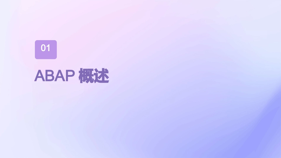 SAP ABAP教程之01什么是ABAP_第3页
