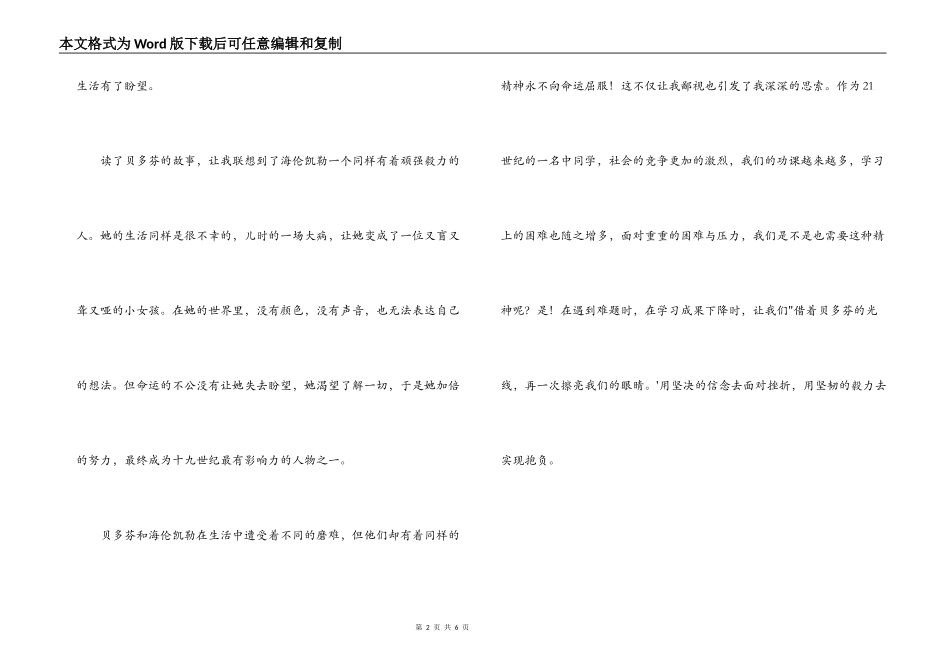 名人传记读后感300字_第2页
