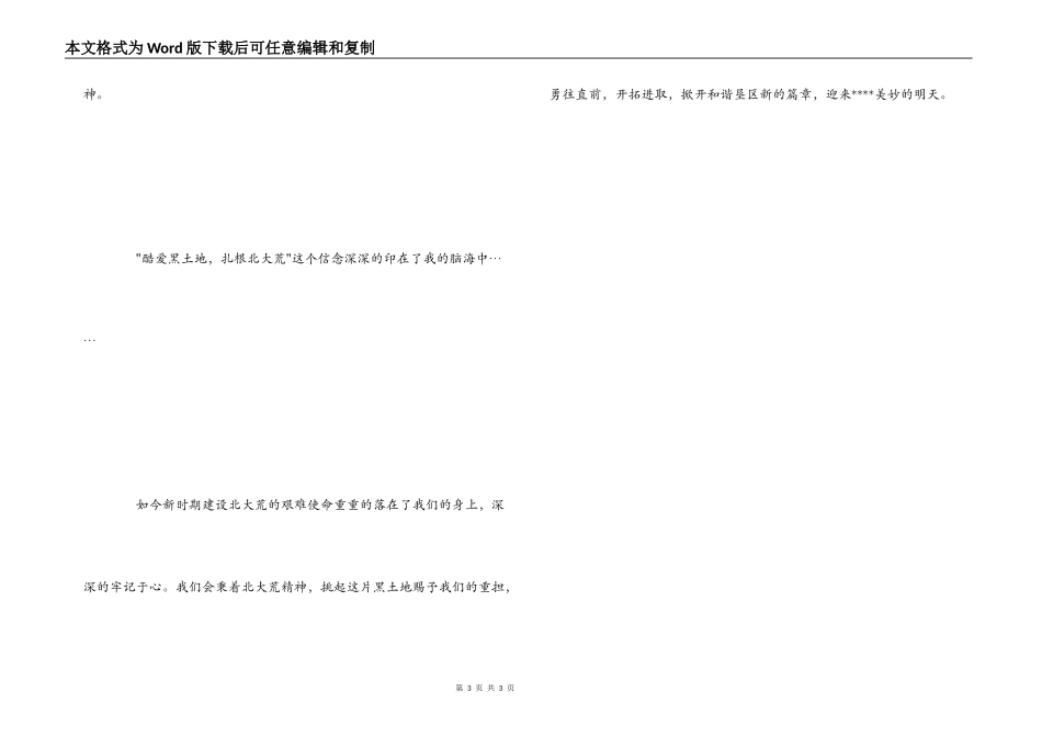 北大荒人心得体会_第3页