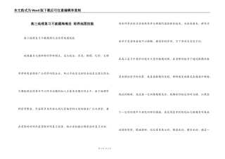 高三地理复习不被题海淹没 培养地图技能