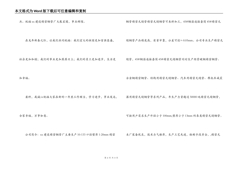 厂长新春致辞_第2页