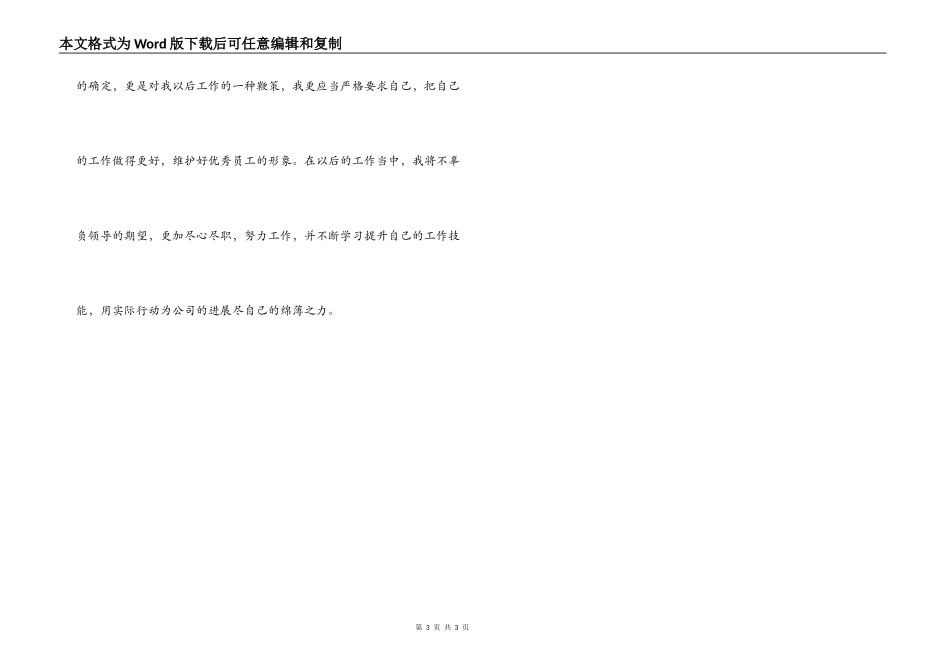 公司2022年度的优秀员工获奖感言_第3页