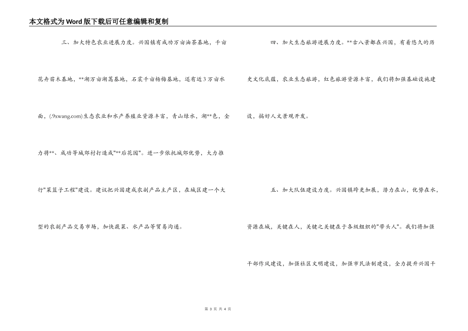 发展镇域经济经验交流_第3页