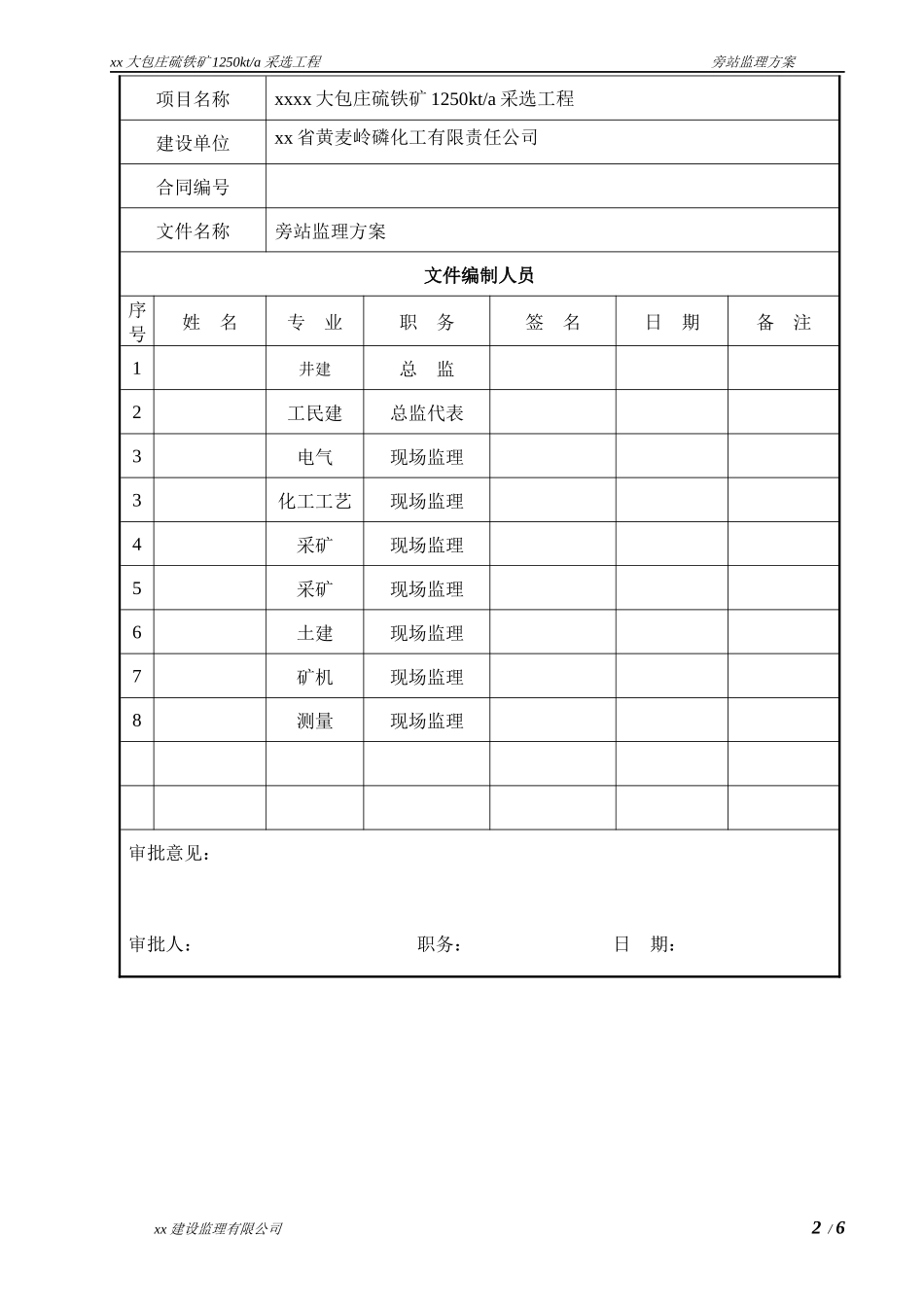 旁站监理方案模板_第2页