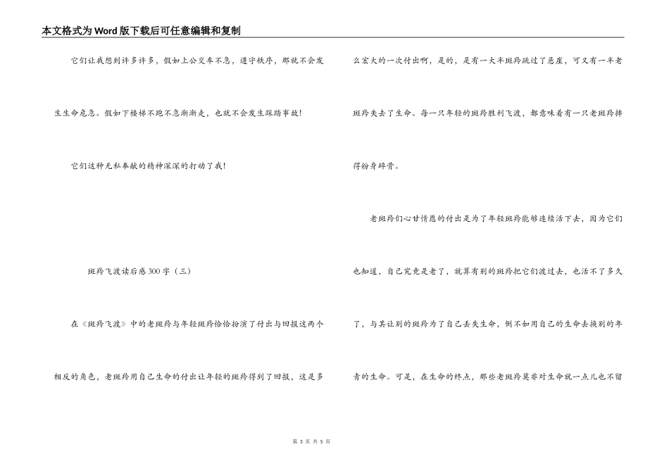 斑羚飞渡读后感300字_第3页