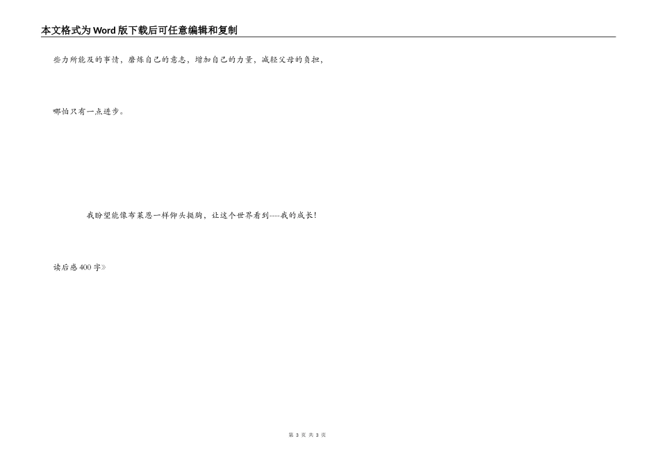 《手斧男孩》读后感400字_第3页