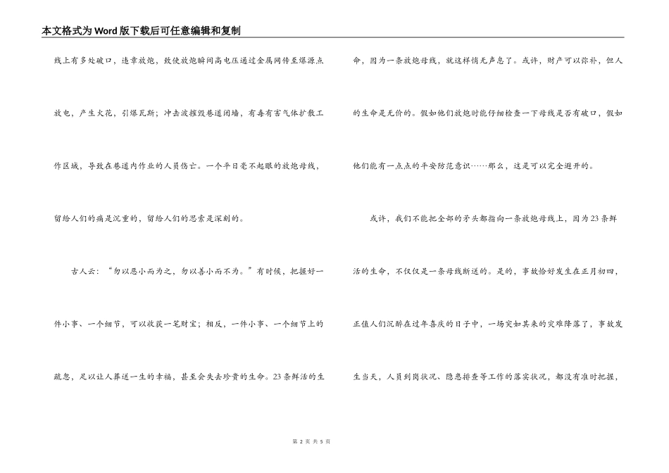珍爱生命  关注安全_第2页