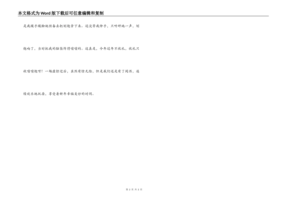 新年趣事600字_第2页