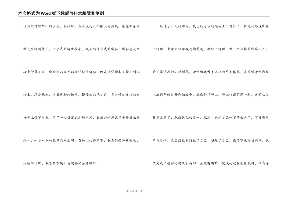 配电线路运行与检修培训小结_第2页