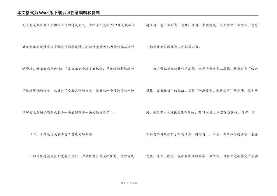 供电局成立30周年征文_第3页