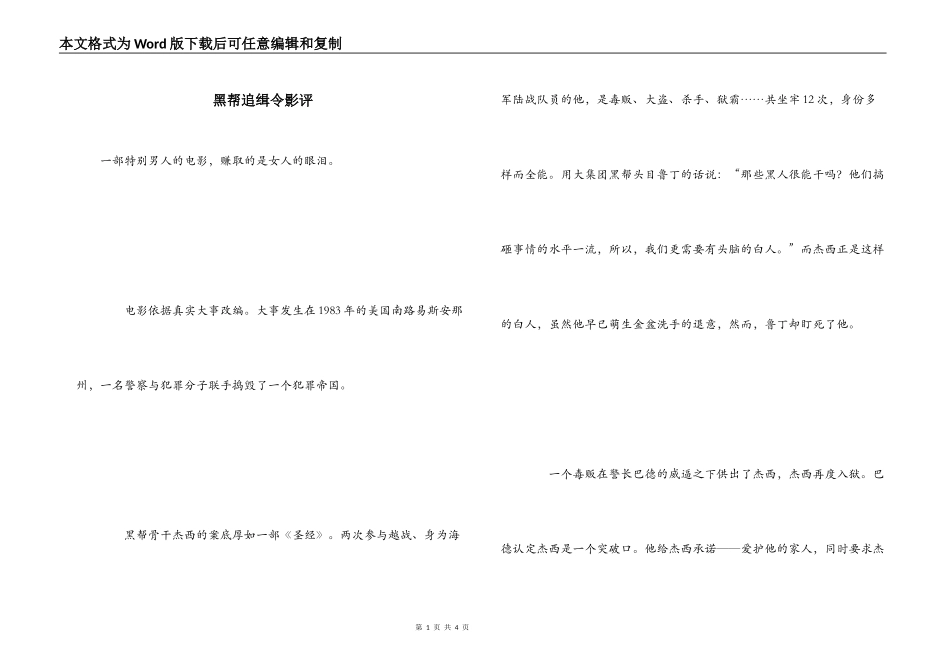 黑帮追缉令影评_第1页