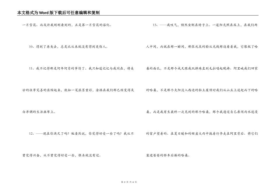 《追风筝的人》好句好段_第2页