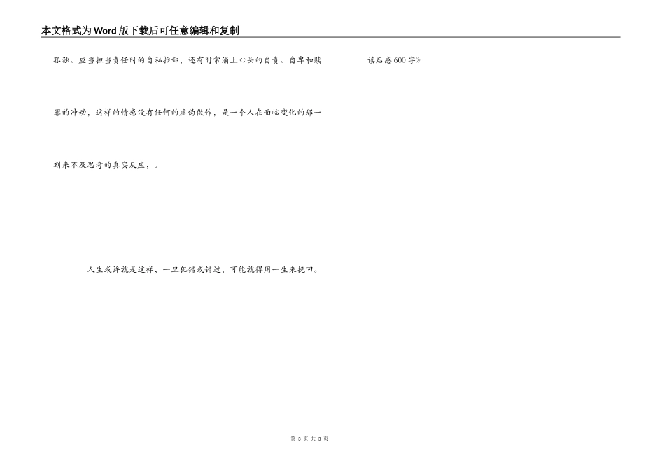 《追风筝的人》读后感600字_第3页