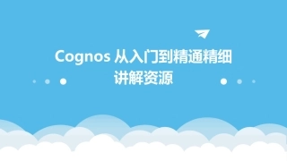 Cognos从入门到精通精细讲解资源