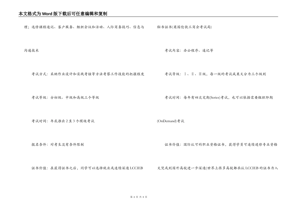 秘书证书考试揭秘_第2页