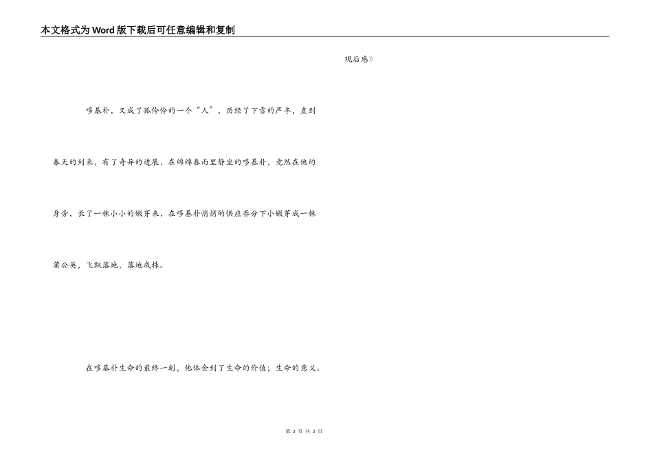 动画片《哆基朴的天空》观后感_第2页