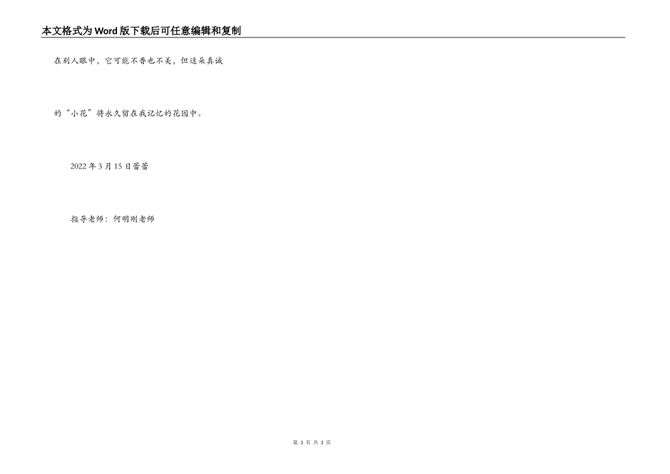 记忆中的“小花”_第3页