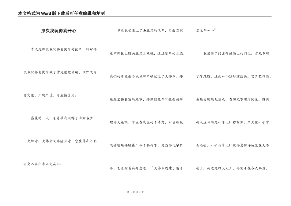 那次我玩得真开心_第1页