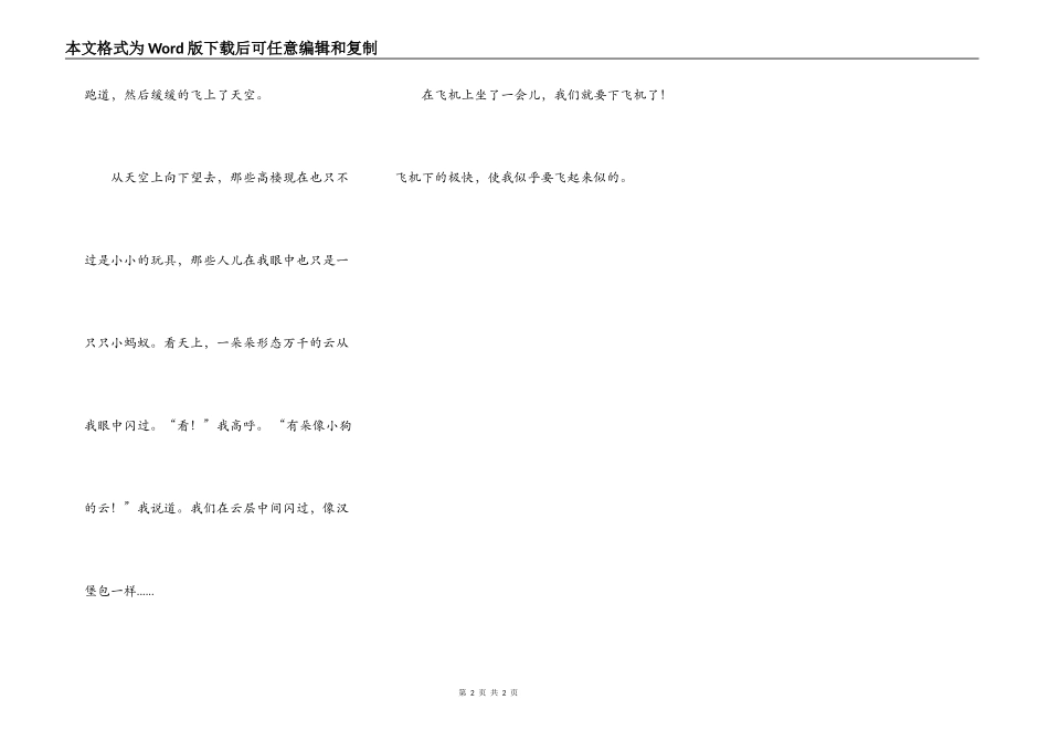 第一次坐在飞机上_第2页