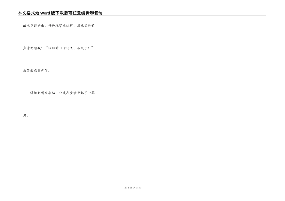 送姐姐去火车站_第2页