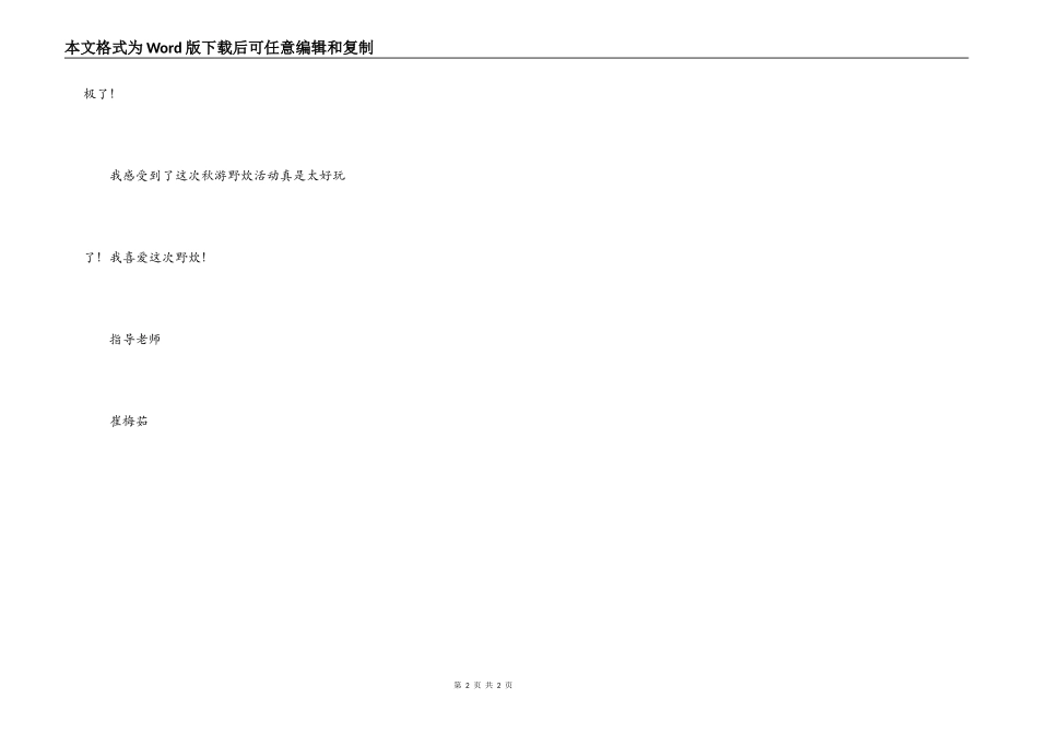野炊活动真有趣_第2页