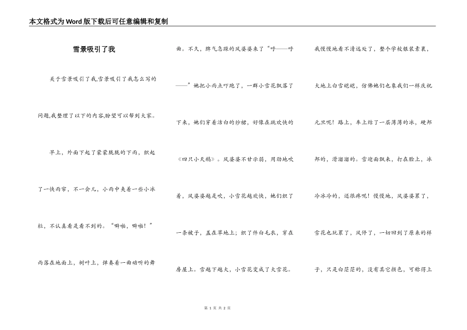 雪景吸引了我_第1页