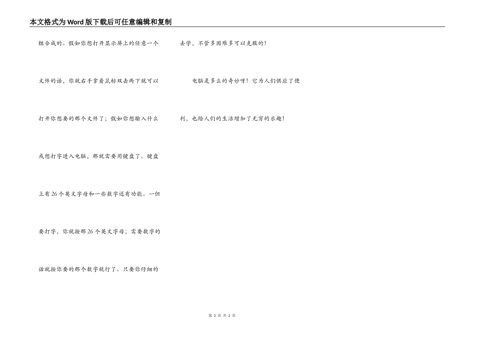 神奇无比的家用电器—电脑_第2页